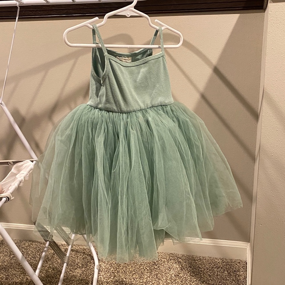 Mint Tulle Dress